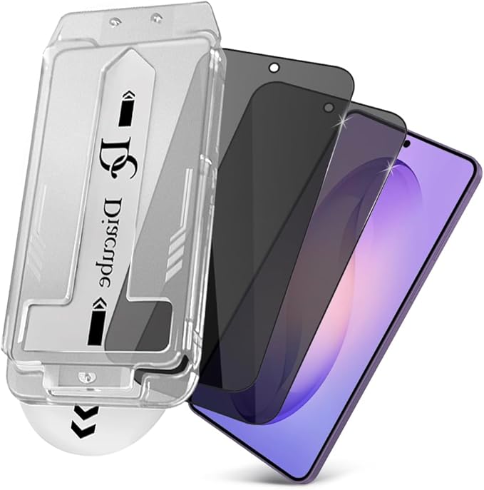 2 PACK Privacy Screen Protector for Samsung Galaxy S26 [27° Anti-Spy] 9H Hardness Shatterproof Tempered Glass [Auto Dust Removal Installation] Fingerprint ID Unlock Bubble Free Case-Friendly HD Ful