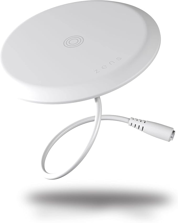 ZENS Qi-Certified Built-in Wireless Charger for Apple iPhone 17/16/15/14/13/12/11/10/9/8 Series Samsung and All Qi-Enabled Devices Ultra-Thin Design 10W White Power Adapter Included