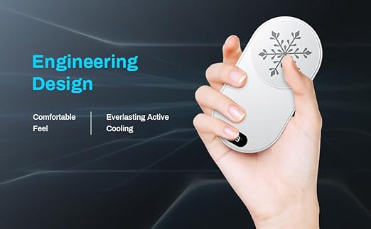 Hamosong Phone Cooler for Gaming Magnetic Semiconductor iPhone Cooler Cooling Fan Keep Phone Cool Fan for Phone