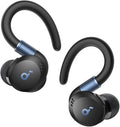 Soundcore Sport X20 by Anker True-Wireless Workout Earbuds Rotatable and Extendable Ear Hooks Noise Cancelling Deep Bass IP68 Waterproof Sweatproof Dustproof 48H Play Sport Earbuds for Gym