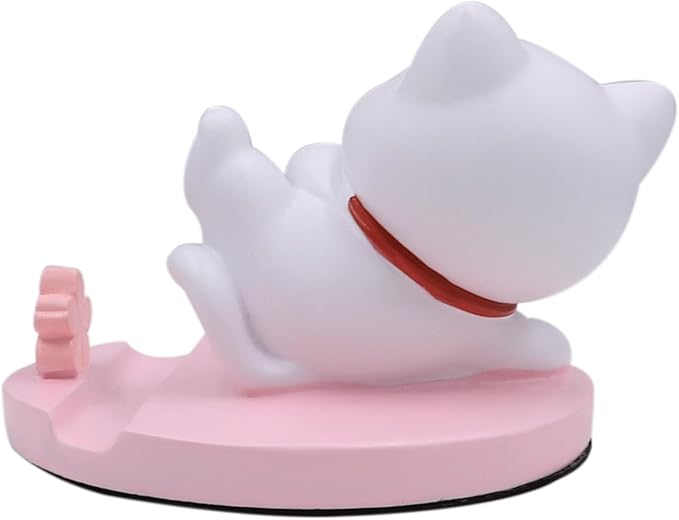 Pink Cat lying
