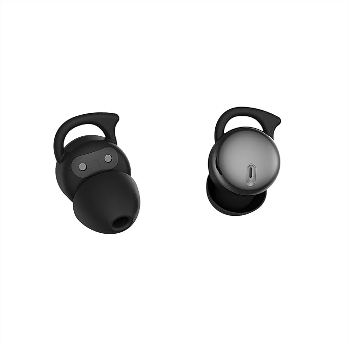 Invisible Sleep HeadphonesSleep Earbuds for Side SleepersSmall Comfortable Fit Noise Blocking Sleep EarbudsBluetooth 5.3 Wireless Earphones in-Ear Ear Buds for Sleeping - Black