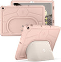 Poetic TurtleSkin Series for Google Pixel Tablet Case 11 inch (2023) Heavy Duty Shockproof Rugged Kids Friendly Drop Protection Silicone Cover Case Rose