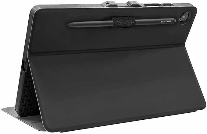Targus Click-in Case for Samsung Galaxy Tab A9+ Slim Protective Tablet Cover with Military-Grade Drop Protection Adjustable Viewing Angles and Precision Cutouts Black (THZ957GL)