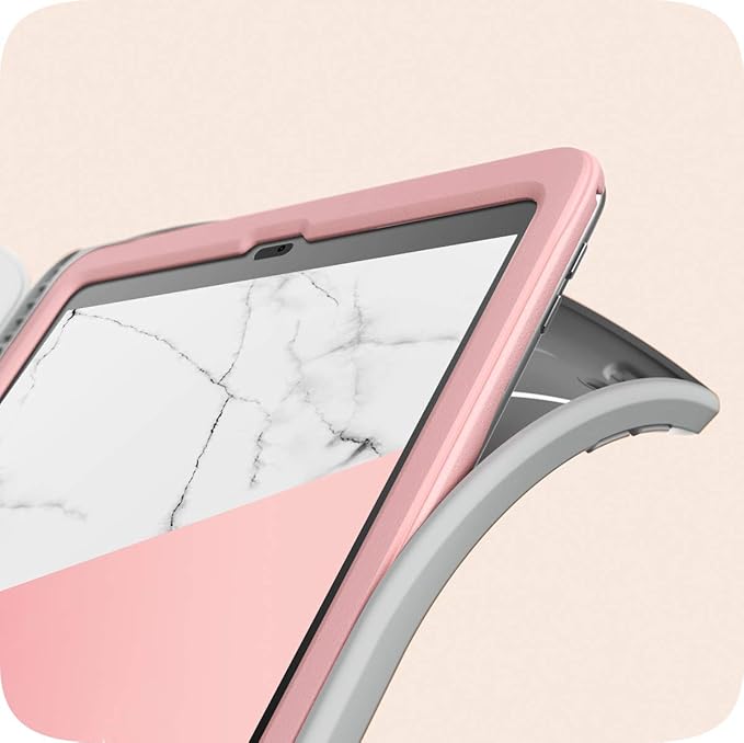 i-Blason Case for iPad 6th Generation iPad 9.7 Case 2018/2017 [Built-in Screen Protector] Full-Body Trifold [Cosmo] Smart Cover with Auto Sleep/Wake &amp Pencil Holder for Apple iPad 9.7 Inch (Marb