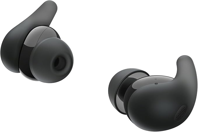 Sony LinkBuds Fit Truly Wireless Noise Canceling Earbud Headphones Small &amp Light with Newly Developed Air Fitting Supporters Black