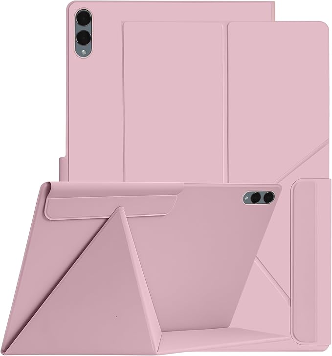 Magnetic Case for Samsung Galaxy Tab S11 Ultra 14.6 Inch 2025 - Model SM-X930/SM-X936 Tablet with S-Pen Holder Auto Wake/Sleep Smart Tablet Cover Pink