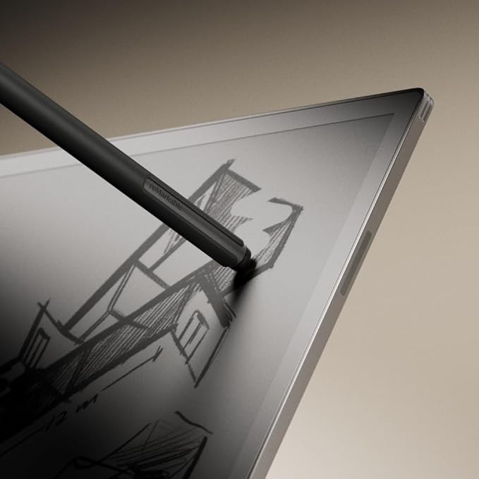 reMarkable - Marker Plus with Built-in Eraser for reMarkable Paper Pro - Warm Black