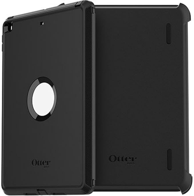 OtterBox Defender Series Case for iPad 7th 8th &amp 9th Gen (10.2 Display - 2019 2020 &amp 2021 Version) - Black Rugged Durable Multi-Layer Protection