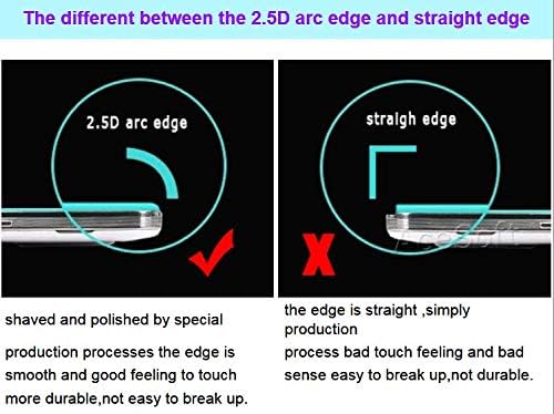 High-Sensitivity 9H Hardness 2.5D Round Edge Anti-Strike Shatterproof Tempered Glass Screen Protector Compatible with LG Stylo 4 Plus Q710PL Boost Mobile Phone