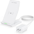 Wireless Phone Charger Stand15W Fast Android Wireless Charger Station for iPhone 17/17 Air/17 Pro Max/15/14/13 15W Fast Charging for Samsung Galaxy S23 S22 S21 with 20W USB C Charging Block Adapter