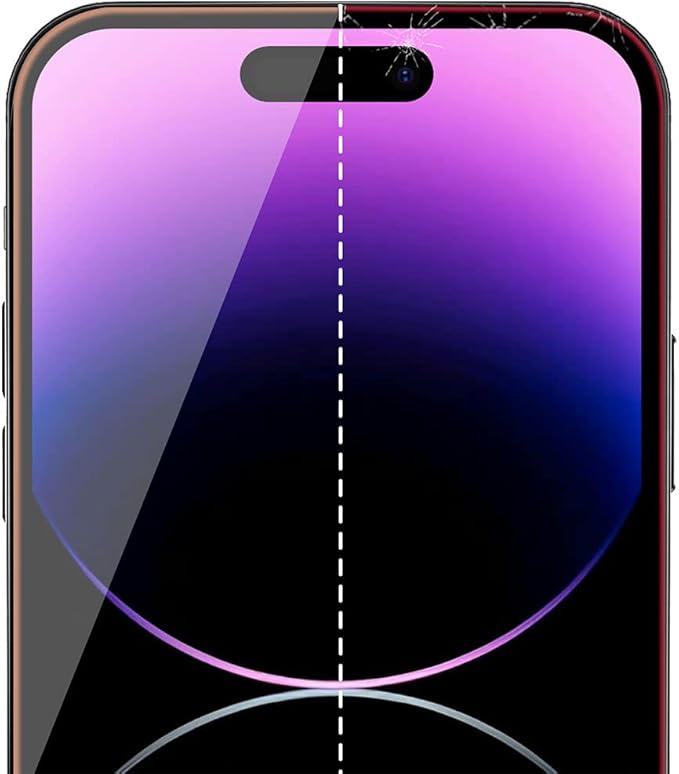 ITSKINS Hybrid // Glass Cell Phone Screen Protector with Eco-Friendly Alignment Tool Tempered Glass Screen Protector Easy Installation Scratch Resistant and Bubble Free - iPhone 14 Pro