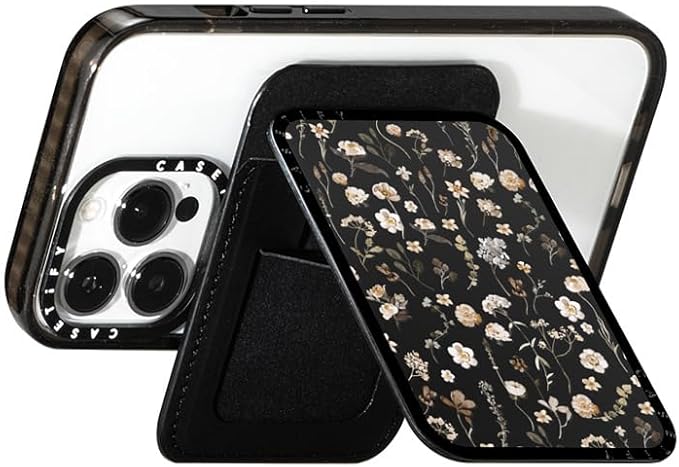 CASETiFY Snappy Card Holder Stand Compatible with Magsafe - Wildflower Friday