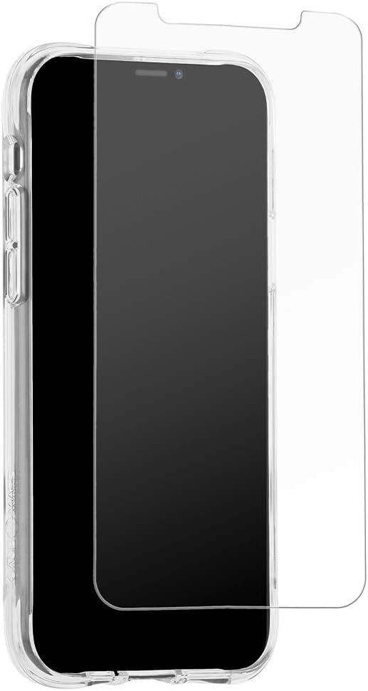 Case-Mate iPhone 12 Pro/iPhone 12 Screen Protector - Anti Scratch &amp Shatter Proof - 9H Tempered Glass 6.1 with Sensitive Touch High Clarity Case Friendly Easy Apply