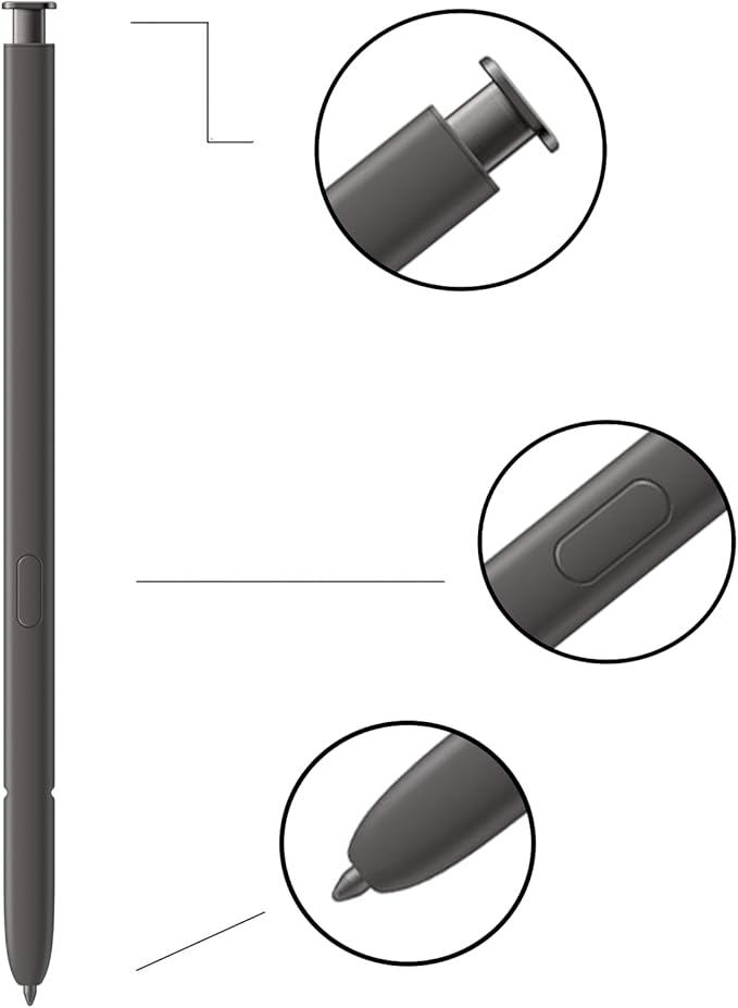S24 Ultra S Pen for Samsung Galaxy S24 Ultra S Pen Replacement EJ-PS928BBEGUS US Version for Samsung Galaxy S24 Ultra Stylus Pen withBluetooth (Dark Gray)