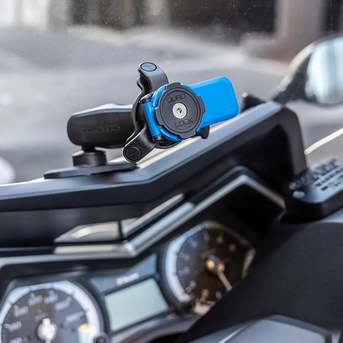 Quad Lock 360 Head - Lever Black Portable Electronic Device Mount Quick Attach &amp Detach for Smartphones Universal