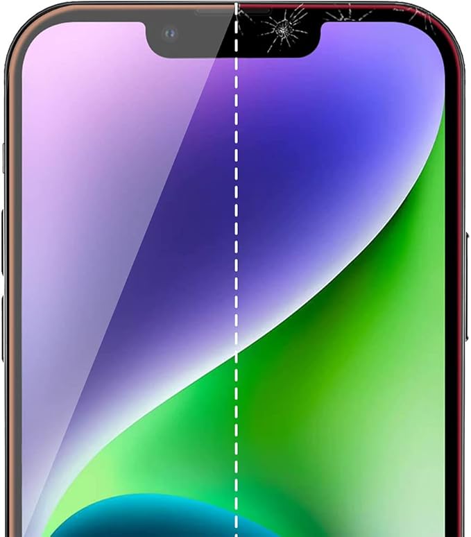 ITSKINS Hybrid // Glass Cell Phone Screen Protector with Eco-Friendly Alignment Tool Tempered Screen Protector Easy Installation Scratch Resistant and Bubble Free - iPhone 14 Plus / 13 Pro Max