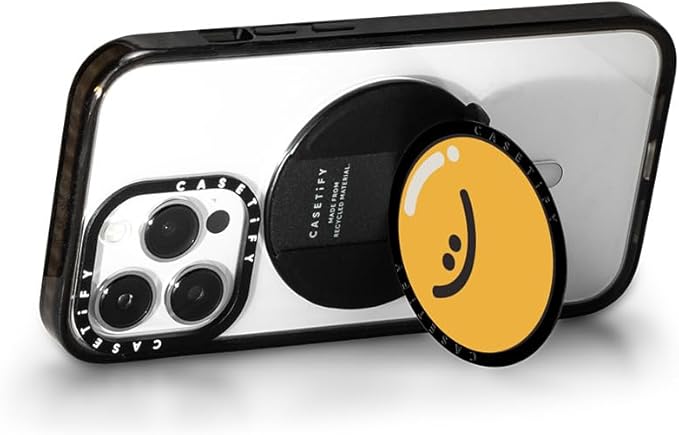CASETiFY Snappy Grip Stand Compatible with Magsafe -Smile
