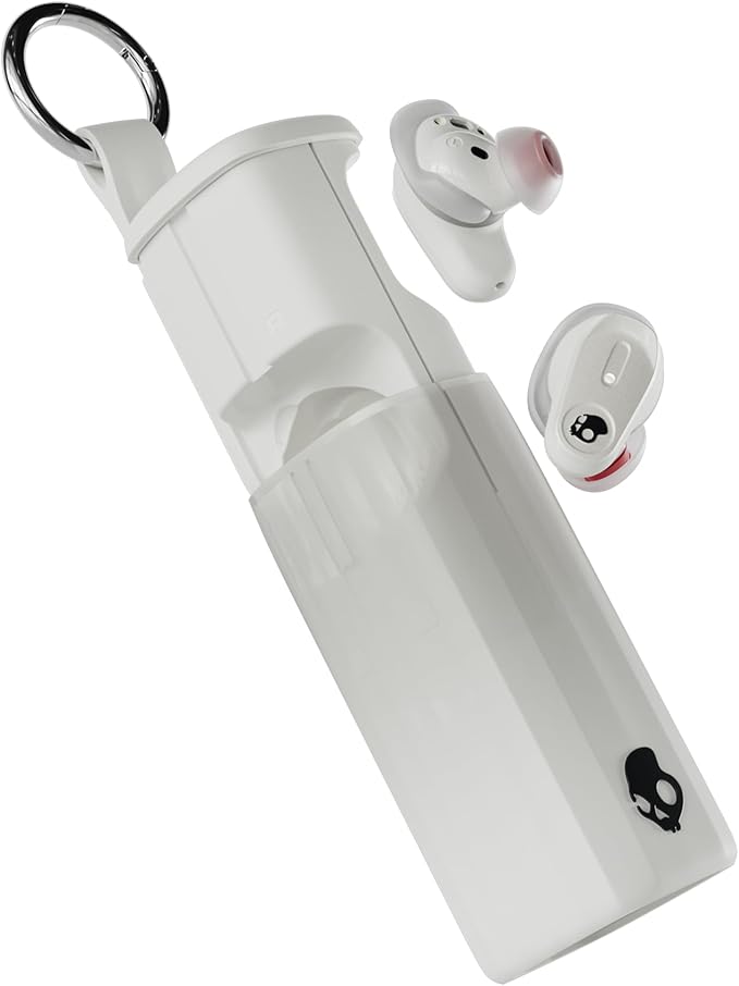 Skullcandy Method 360 ANC Wireless Earbuds Sound by Bose Bluetooth Headphones Premium Noise Cancelling Up to 40 Hrs Battery Sweat and Water Resistant Microphone for iPhone Android - Bone