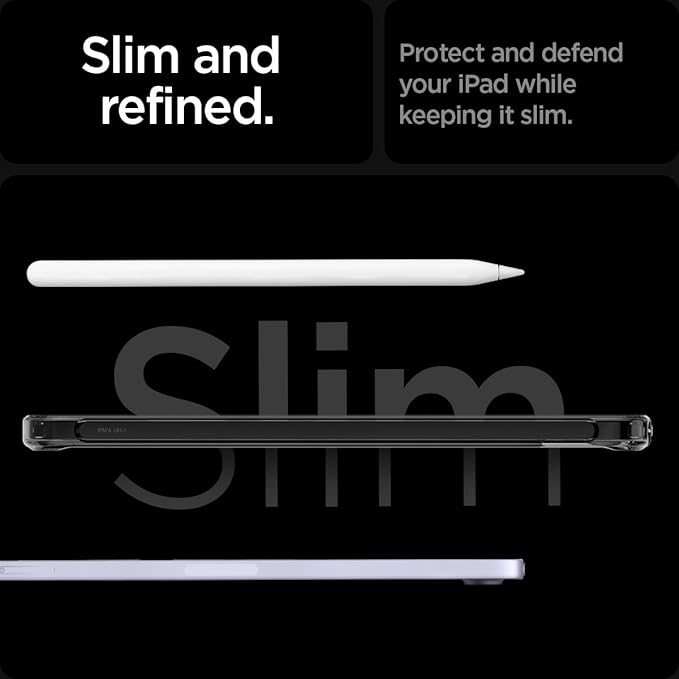 Spigen for iPad mini 7 Case A17 Pro (2024) 8.3 Inch Ultra Hybrid iPad mini 7th/6th Generation Case (2024/2021) Zero One Black