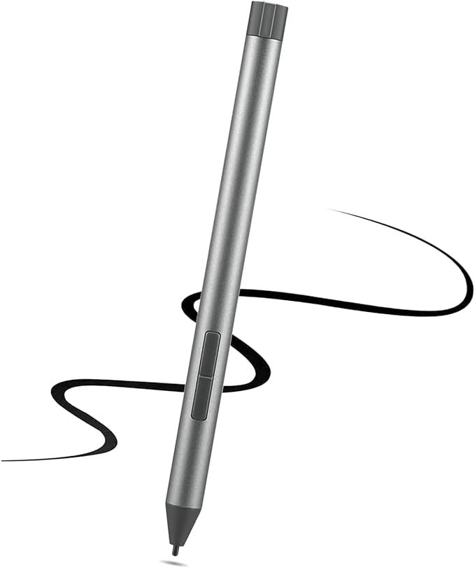 Stylus Pen Compatible with Lenovo Digital Pen 3 for Yoga 6/7/9 YogaBook 9 IdeaPad Flex 5 ThinkBook (Silver)