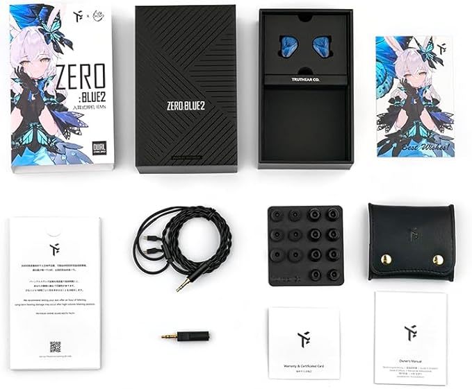 TRUTHEAR x Crinacle Zero:BLUE2 Dual Dynamic Drivers in-Ear Headphone with Detachable Cable (3.5mm)