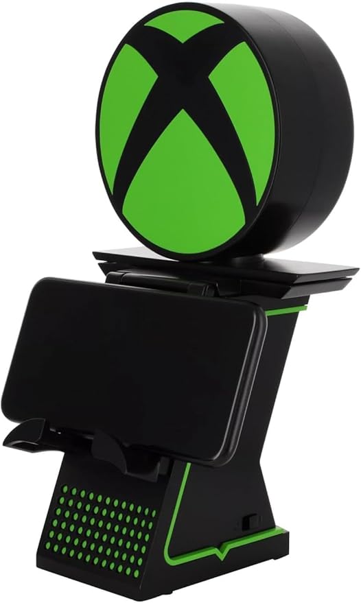 Exquisite Gaming Xbox Light Up LED Ikon Stand with Rotating Holder &amp USB Charging Ports