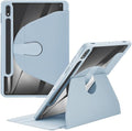 Shockproof Tablet Case for Samsung Galaxy Tab S8 2022/Tab S7 2020 11 Inch (Model SM-X700/X706/T870/T875/T878) 360° Swivel Multi-Angle Stand Case Cover with Auto Wake/Sleep Ice Blue