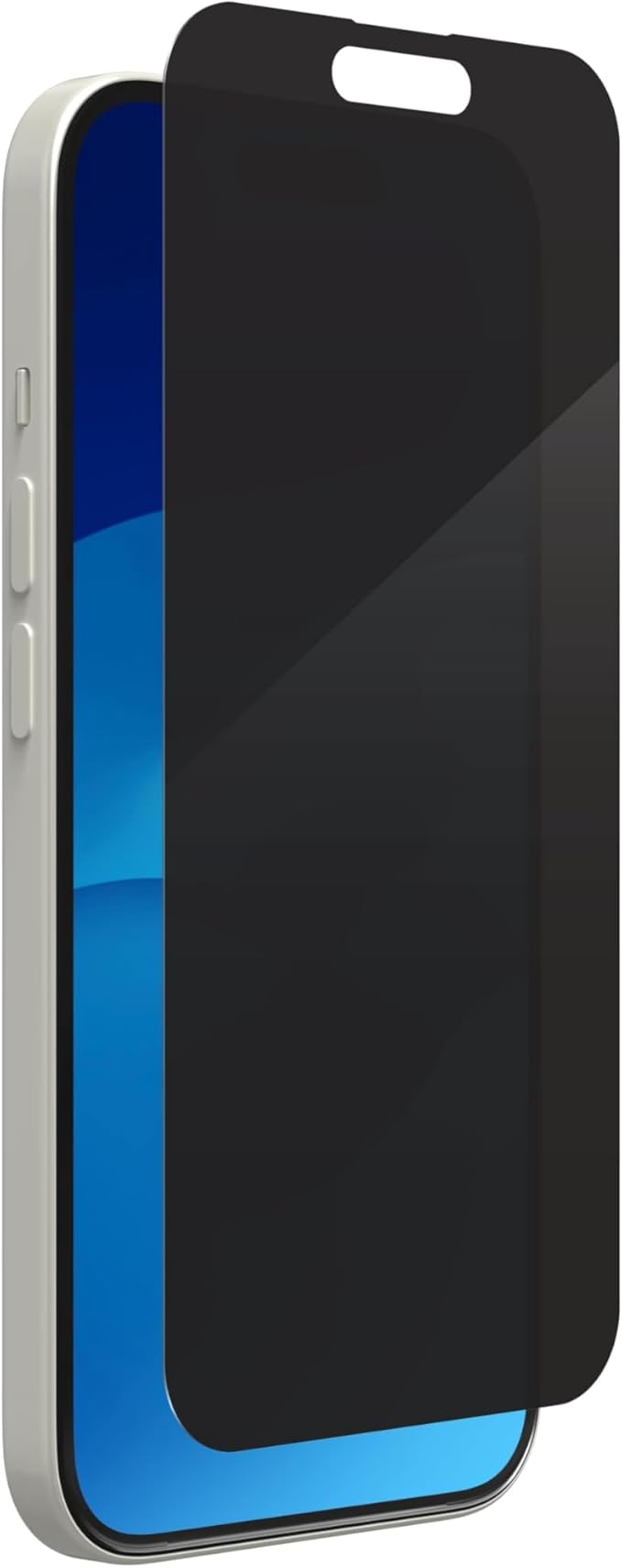 ZAGG InvisibleShield Glass Elite Privacy 360 iPhone 15 Screen Protector - 5X Stronger with Reinforced Edges 4-Way Privacy Filter Scratch &amp Smudge-Resistant Surface Easy to Install