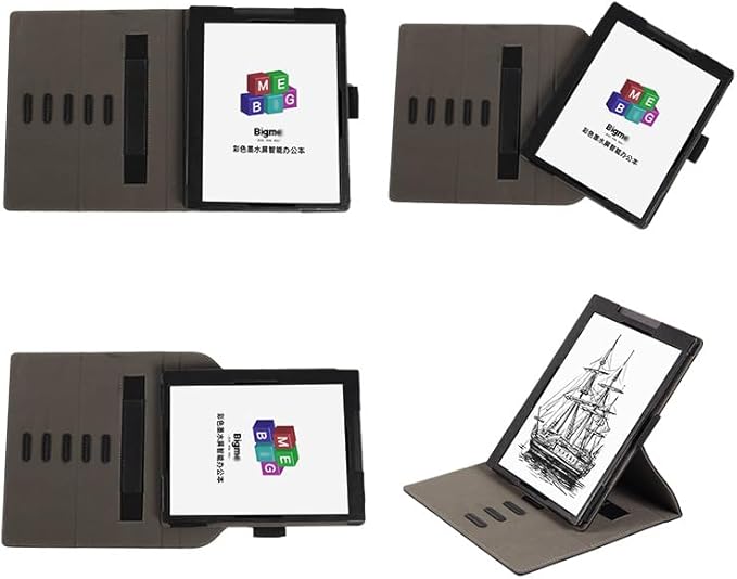 Case Compatible with Fro Bigme Color E-Ink Screen Tablet B1051C/Pro Rotating Handheld Horizontal and Vertical Automatic Wake-up Protective Cover 10.3inch