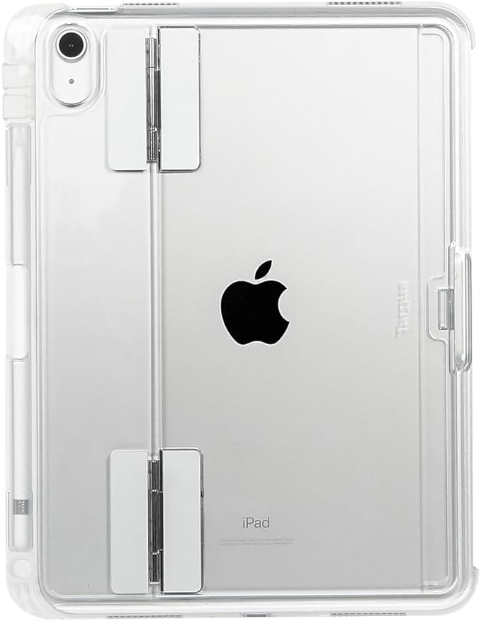 Targus Click-in Clear Case and Kickstand for 10.9 iPad (10th gen.) Clear - Military-Grade Shock Absorbent Protective Case with Hands-Free Viewing (THD927GL)