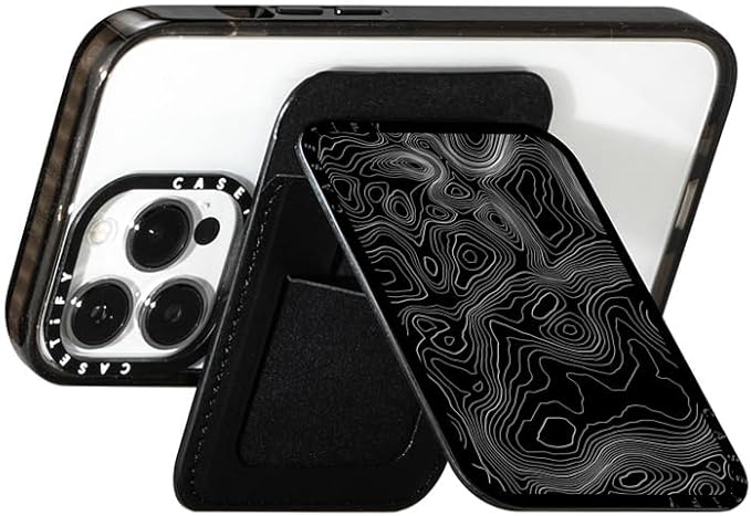 CASETiFY Snappy Card Holder Stand Compatible with Magsafe - Black Tree