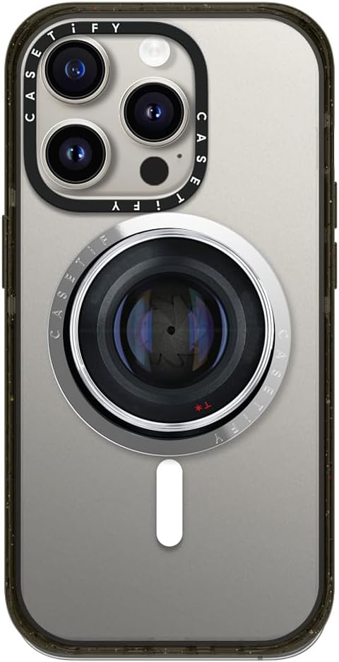 CASETiFY Snappy Grip Stand Compatible with Magsafe - Camera Lens - Silver Mirror
