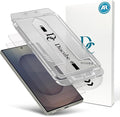 2 PACK AR Screen Protector Compatible with Samsung Galaxy S25 Ultra with Auto Dust Removal Installation Frame Anti-Reflective [Support Fingerprint Unlock] 9H Tempered Glass Scratch Resistance Finge