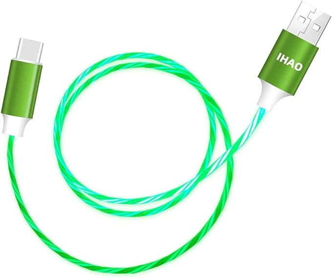 Green Current Flowing USB Type C