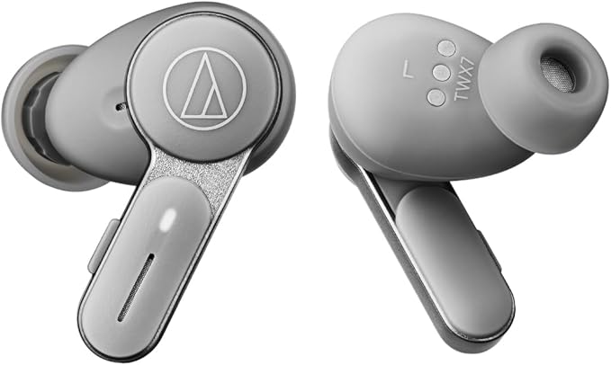 Audio-Technica ATH-TWX7GY Wireless Earbuds Grey