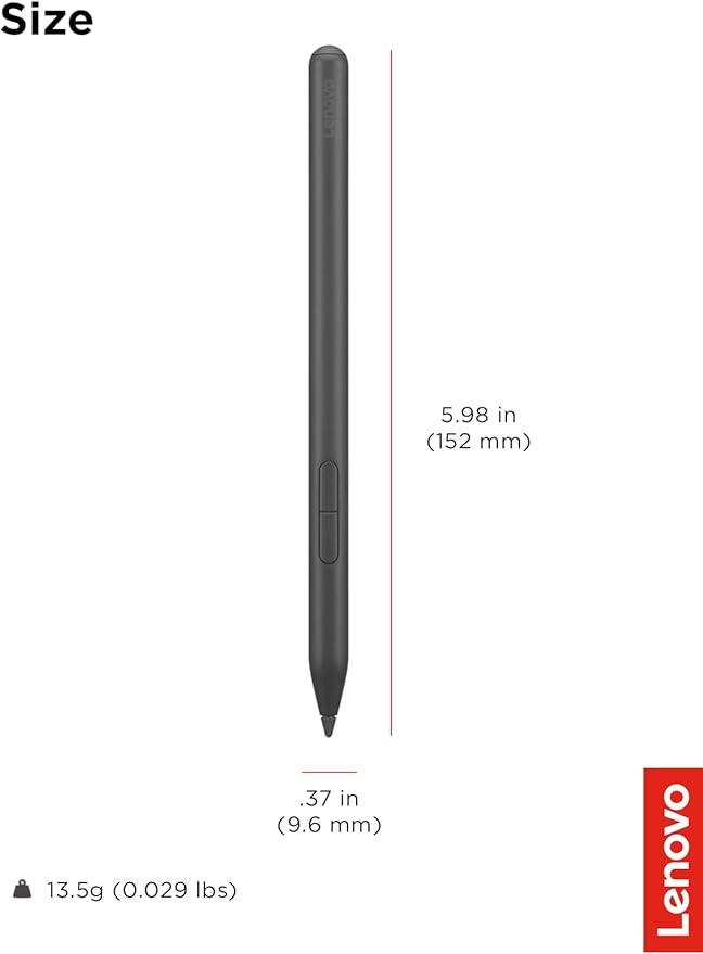 Lenovo Yoga Pen Rechargeable Stylus for Lenovo Yoga ThinkPad ThinkBook and Chrome USB-C Charging Magnetic Attachment Replaceable Nib Multi-Protocol Support Smooth Writing Experience