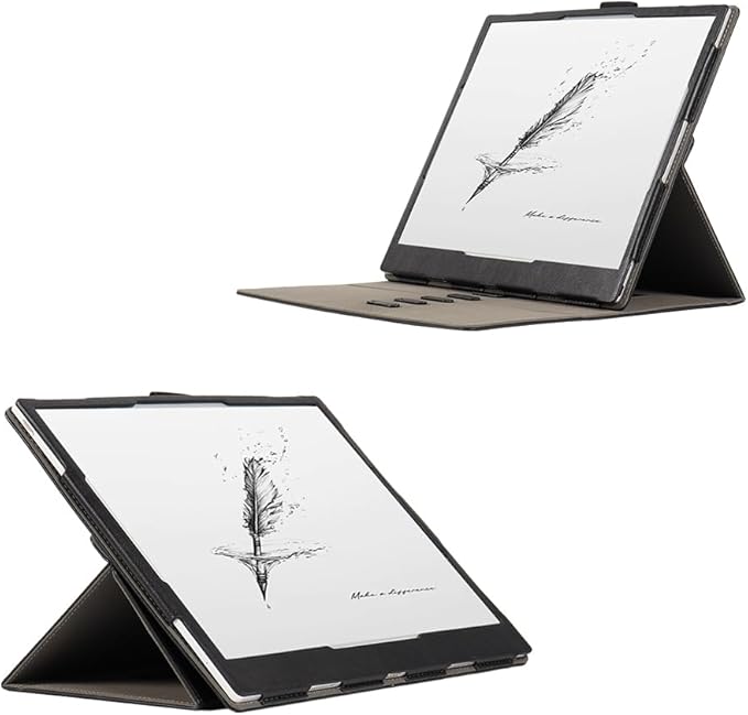 Case Compatible with Fro BOOX Note Max Tablet 13.3inch Tablet Case e-Book Folding Stand Protective Cover with Pencil Holder and Wrist Strap Full Protectio (Note Max/Tab X C/T13C 13.3 2024)