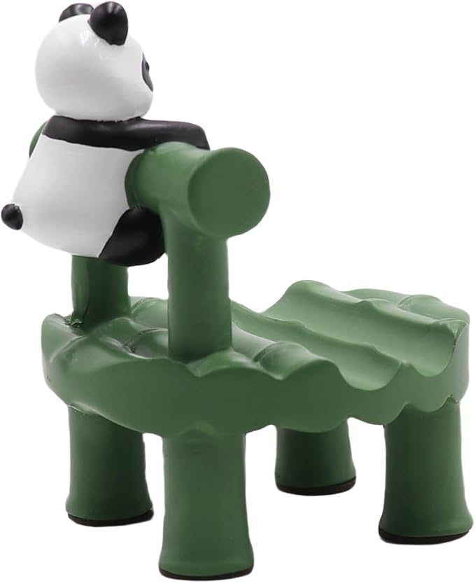Mini Chair Round Base-Green-Panda