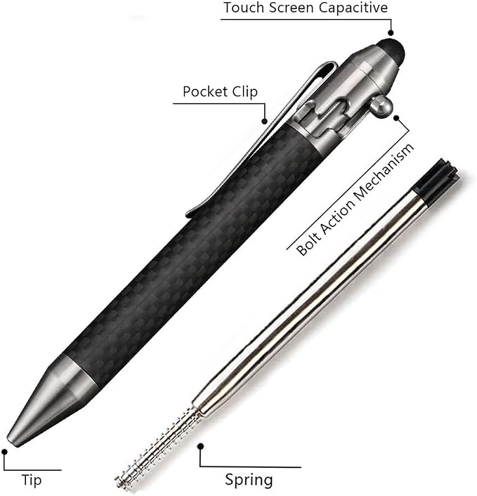 4.9'' Carbon fiber silver