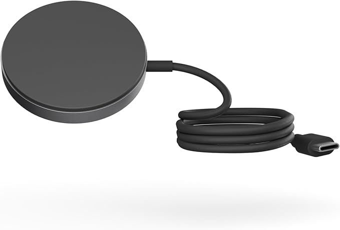 Zens Pro 1 Qi2 and MagSafe Aluminum Wireless Charger – Compatible with Apple iPhone 17/16/15/14/13/12 Series AirPods and all MagSafe and Qi2-enabled Phones up to 15W Power Adapter NOT Included