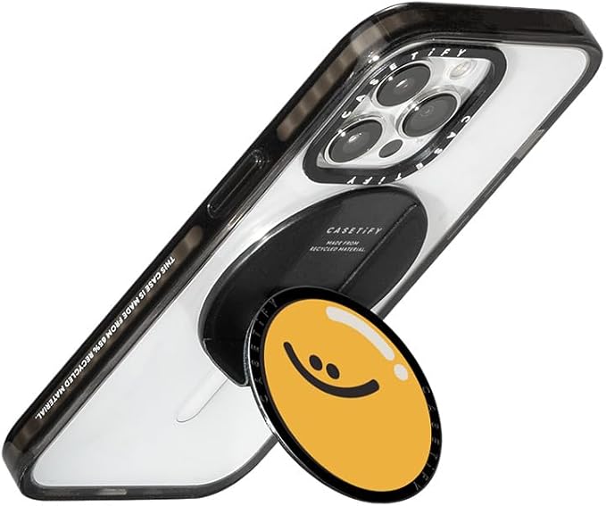 CASETiFY Snappy Grip Stand Compatible with Magsafe -Smile