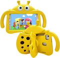for Alcatel Joy Tab 2 Case for Kids Children Friendly Shockproof Protective Stand Handle Cover for Joy Tab 2 Case Alcatel 2020 8 Tablet (Model: 9032Z) for Boys Girls Cute Ladybug - Yellow