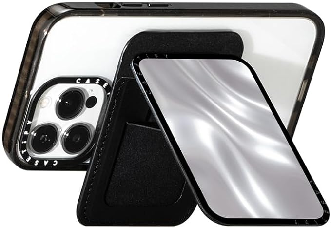 CASETiFY Snappy Card Holder Stand Compatible with Magsafe - Soft Metal