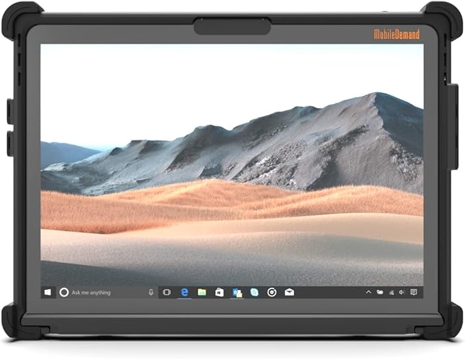 MobileDemand Ultra Rugged Standard Case for Microsoft Surface Pro 9 – Also Work with Surface Pro 10 – Heavy Duty Tablet Case – Briefcase Handle Hand Strap Keyboard Compatible Fully Protective Case