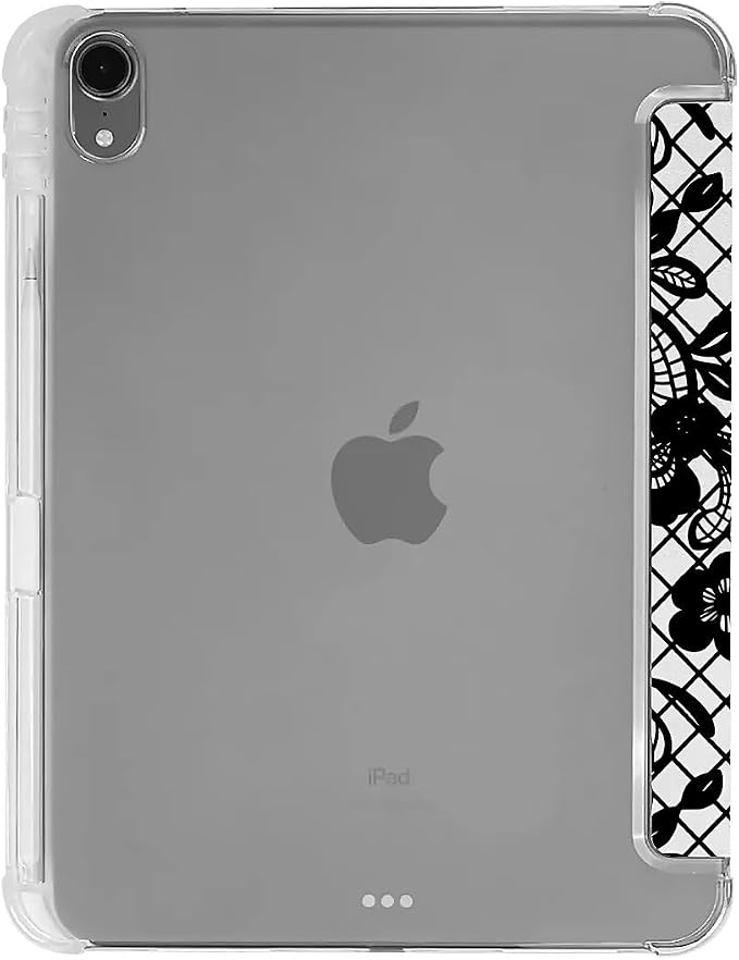 Black lace floral Graphic Aesthetic
