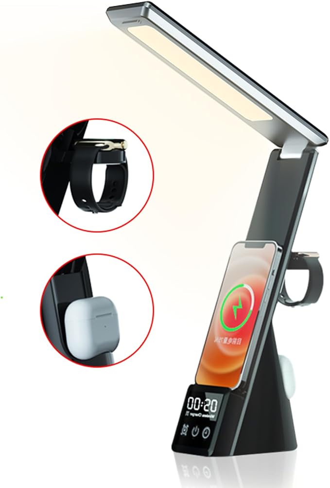 Wireless charger Table lamp N61 Black
