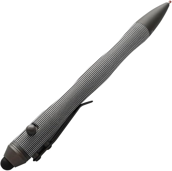 Cool Hand 5.7'' Bolt Action Pens EDC Ballpoint Ink Refillable Stylus for Touch Screen G10 Body w/Pocket Clip Ergonomic Grip with a Free Refill 5375-Z