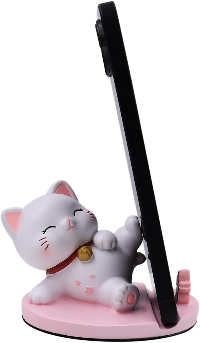 Pink Cat lying