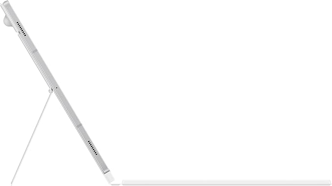 SAMSUNG Galaxy Tab S10+ Book Cover Keyboard AI Key Detachable Platform PC-Like Experience Adjustable Viewing Angles Wireless Keyboard Sharing US Version White